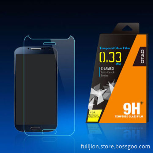 0.3mm Anti-shock Tempered-glass Screen Protector Film for Samsung S5, 100% Accurate